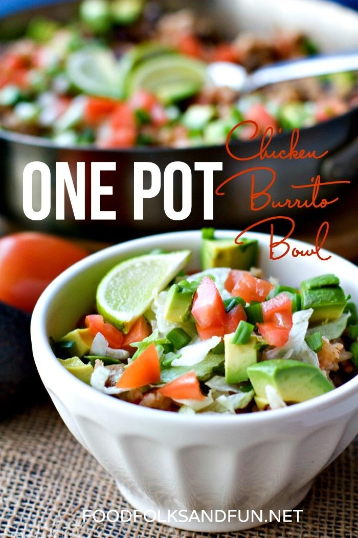 One Pot Chicken Burrito Bowls Recipe 6