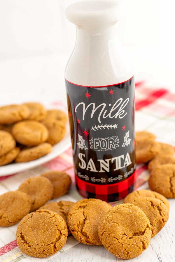 Ginger Snap Cookies for Santa