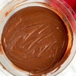Stir in the chocolate into the batter until combined.