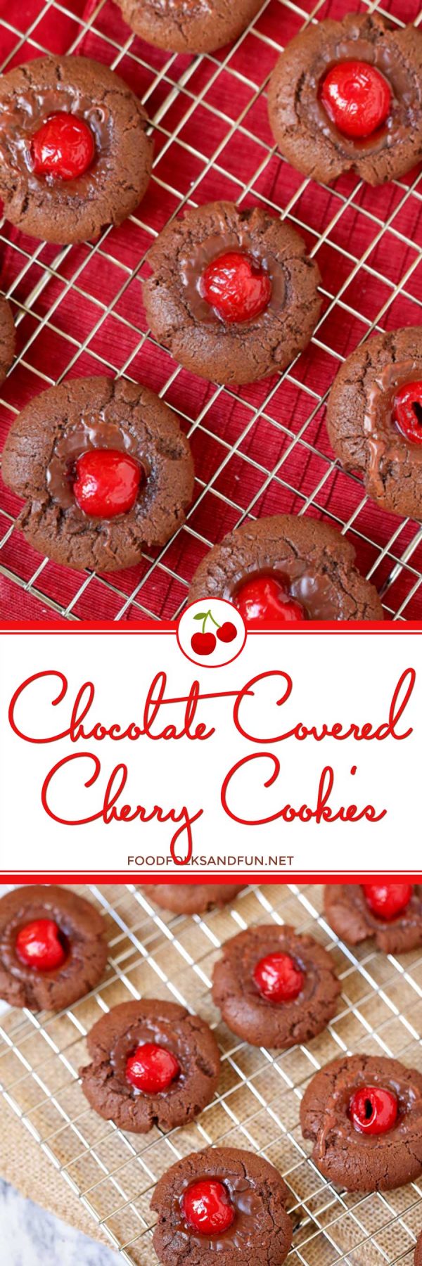 Best Chocolate Covered Cherry Cookies