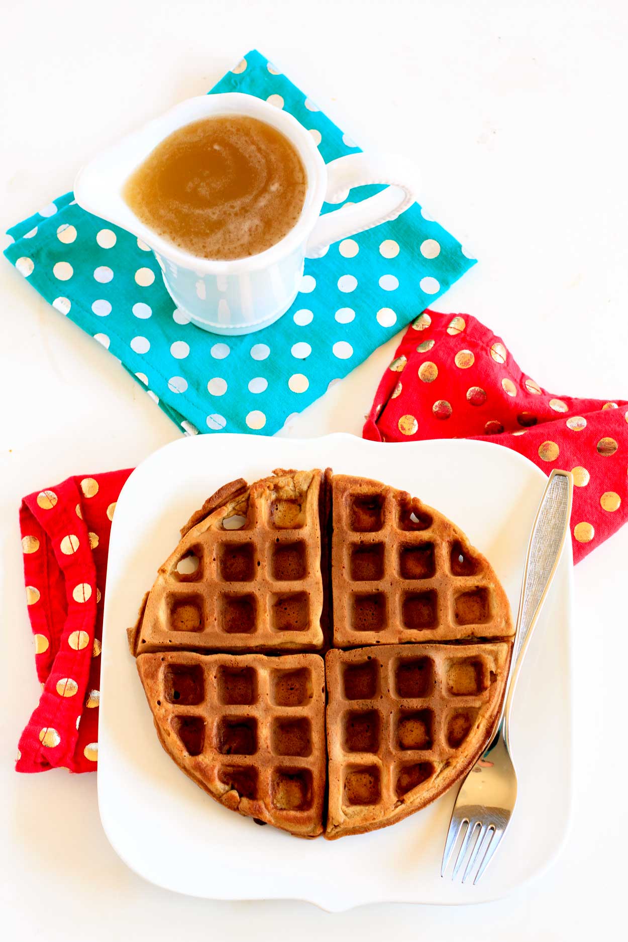 Delicious, homemade Gingerbread Waffles