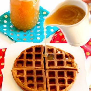 Buttermilk Syrup with Gingerbread Waffles