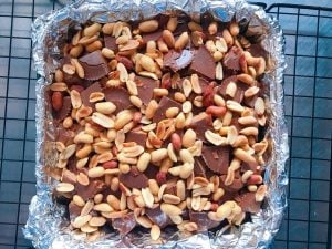 Top with salted peanuts.