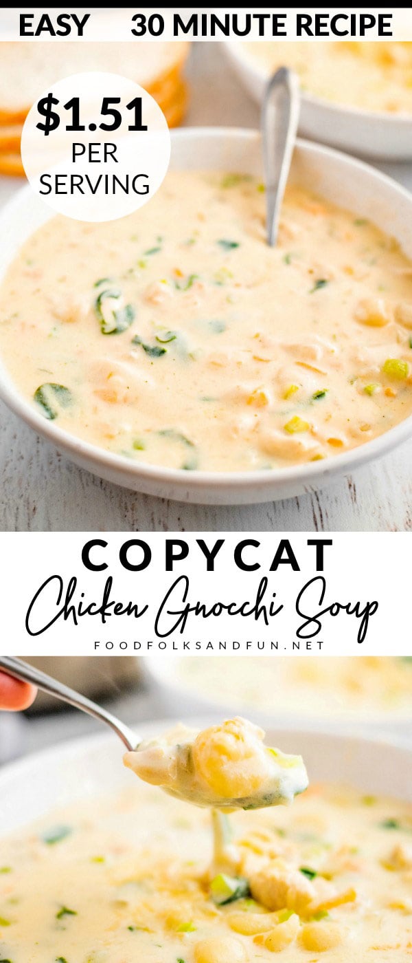 Olive Garden Chicken Gnocchi Soup recipe