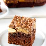 Amazing Peanut Butter Cup Brownies.