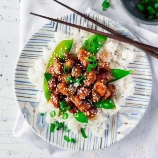 Healthier General Tso's Chicken in just 30 minutes!