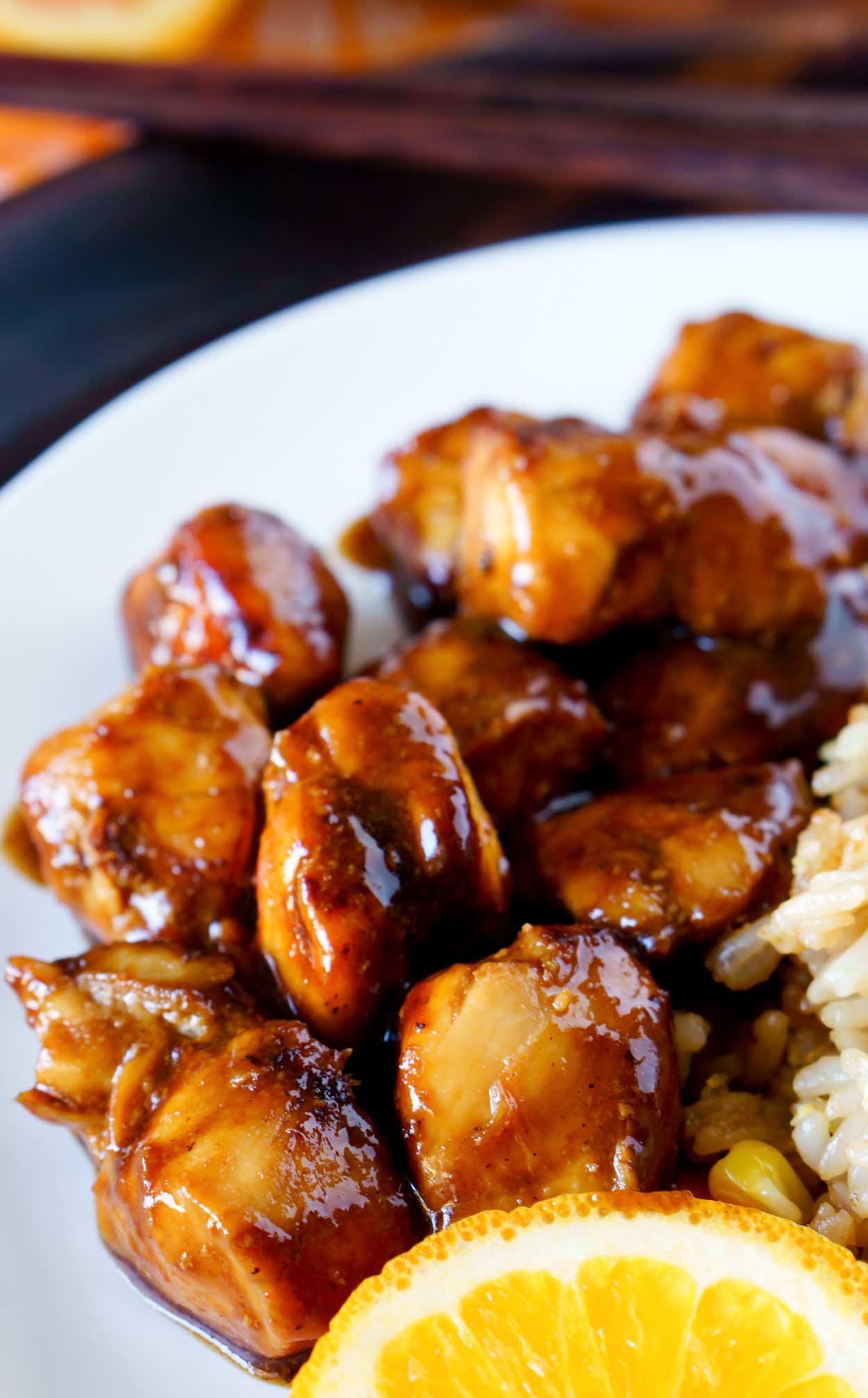 How to make the class Orange Chicken in a healthier way.