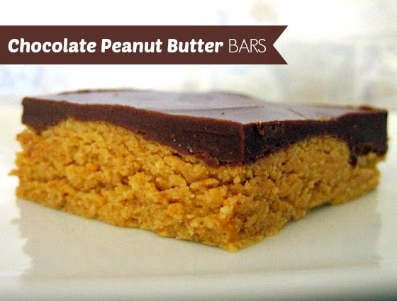 No Bake Chocolate Peanut butter Bars