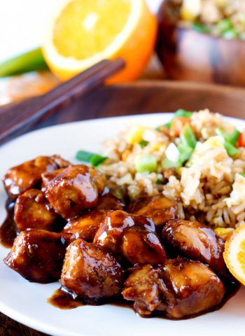 My favorite Orange Chicken recipe for quick and easy dinners.