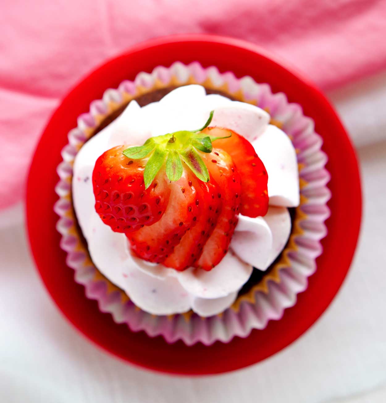 The best Strawberry Swiss Meringue Buttercream!