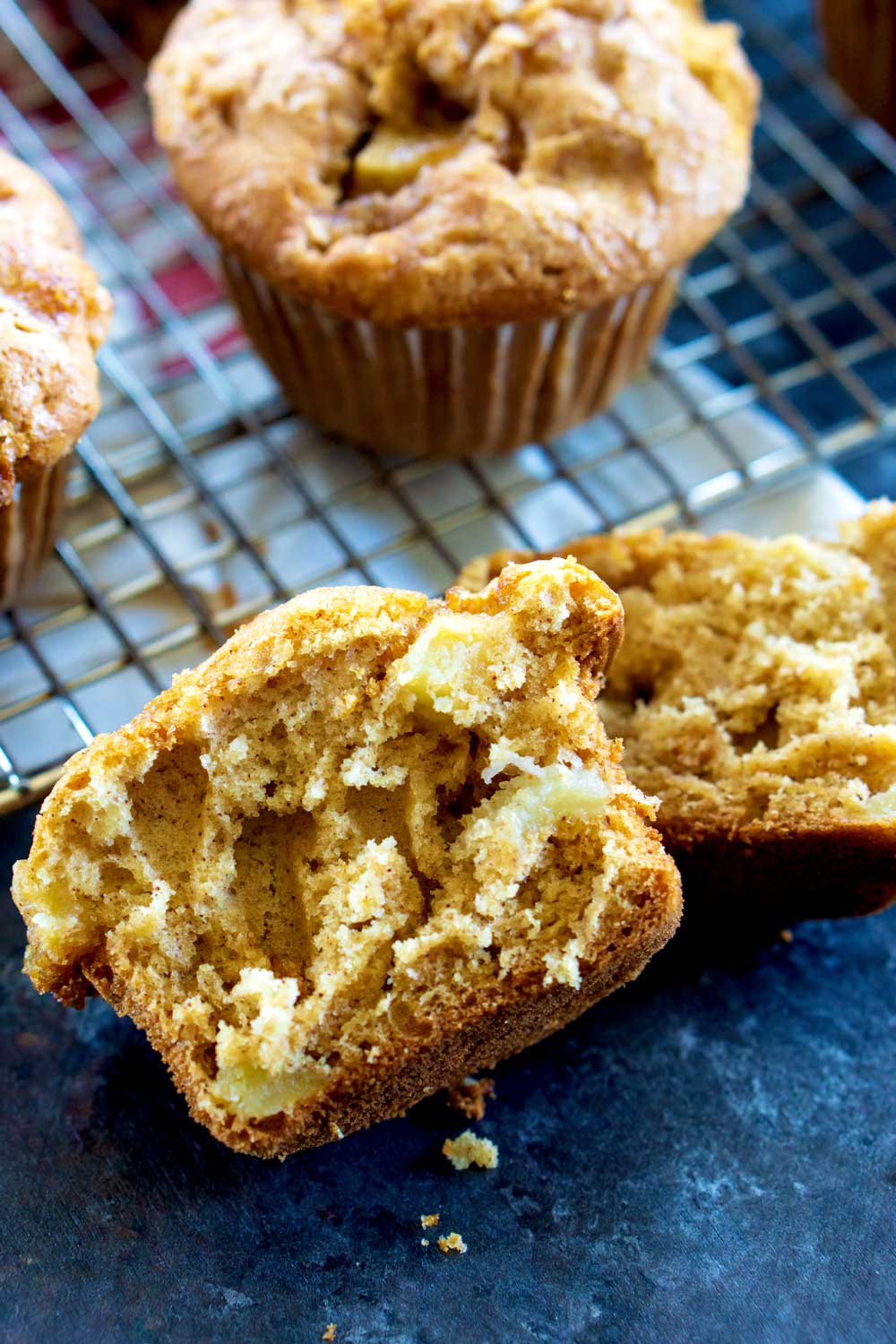 These Apple Muffins make your house smell heavenly while they're baking!