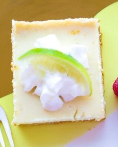 Classic Key Lime Pie in Bars form!