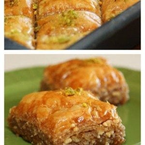This Homemade Baklava recipe takes time, but it is SO worth it! This Baklava is perfect for family functions, parties, or for gifting!