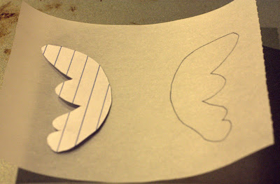 template for making butterfly wings for chocolate butterfly cupcakes