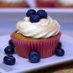 These Blueberry Pancake Cupcakes are everything you love about blueberry pancakes but in cupcake form!