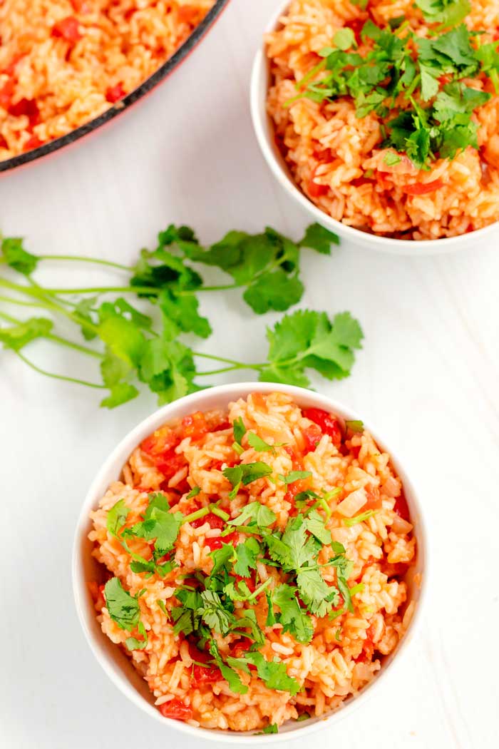 Mexican rice side dish for any Mexican entree.