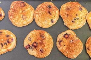 Cook the pancakes until they are golden brown in both sides.