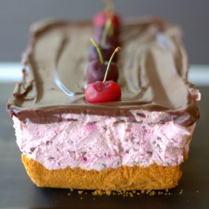 No-Bake Cherry Chocolate Cheesecake-fg