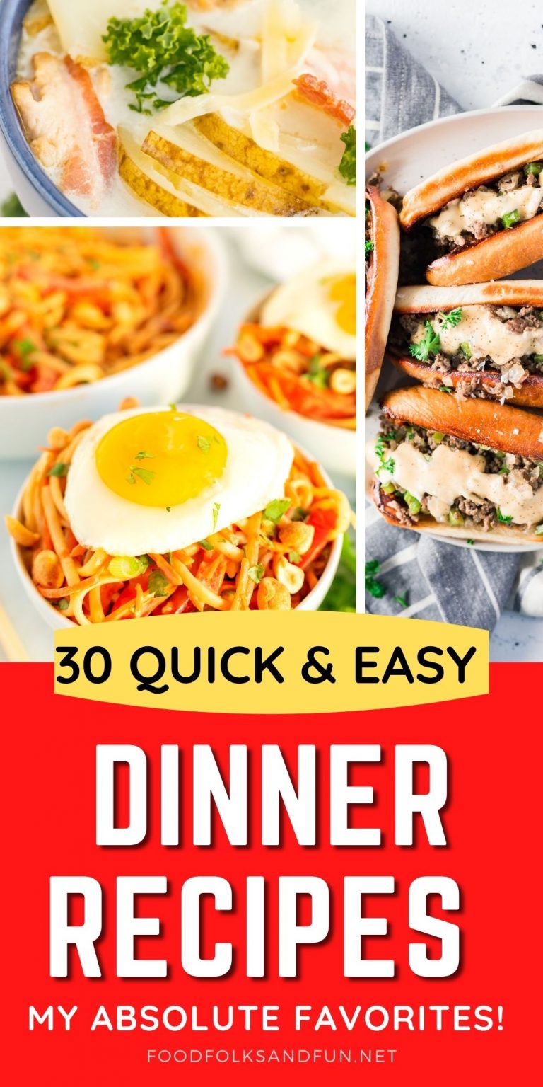 30 Quick & Easy Dinners