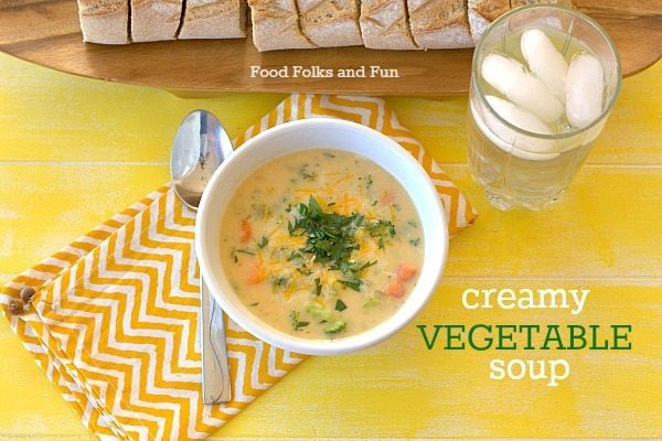 BEST Creamy Vegetable Soup