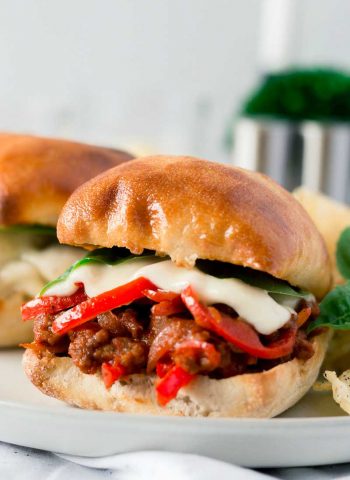 Best-ever Sausage and Peppers Sloppy Joes