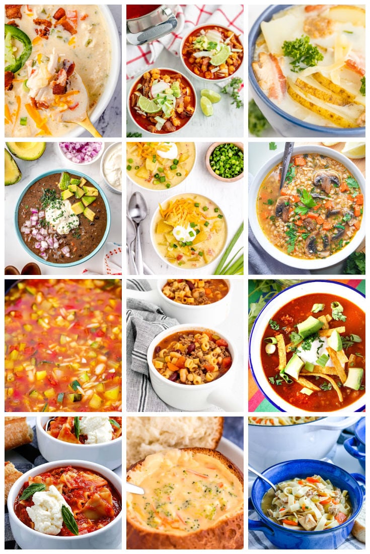 40+ Soup, Chili, and Stew Recipes Round-Up