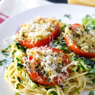 Quick and Easy Baked Tomatoes Parmesan