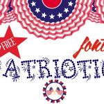 Clip art for Free Patriotic fonts