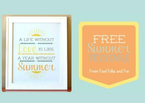 Clip-art for Free summer printables