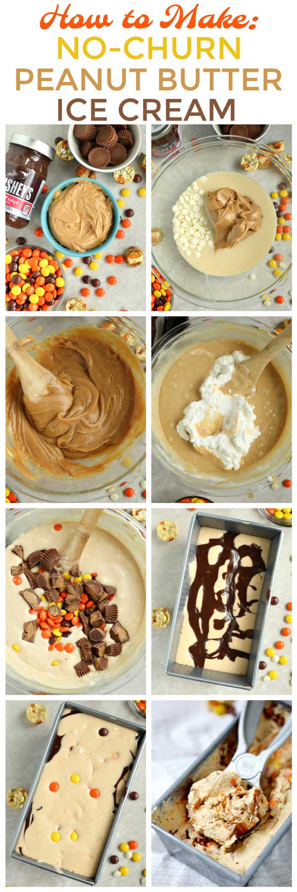 How to Make No Churn Peanut Butter Ice Cream
