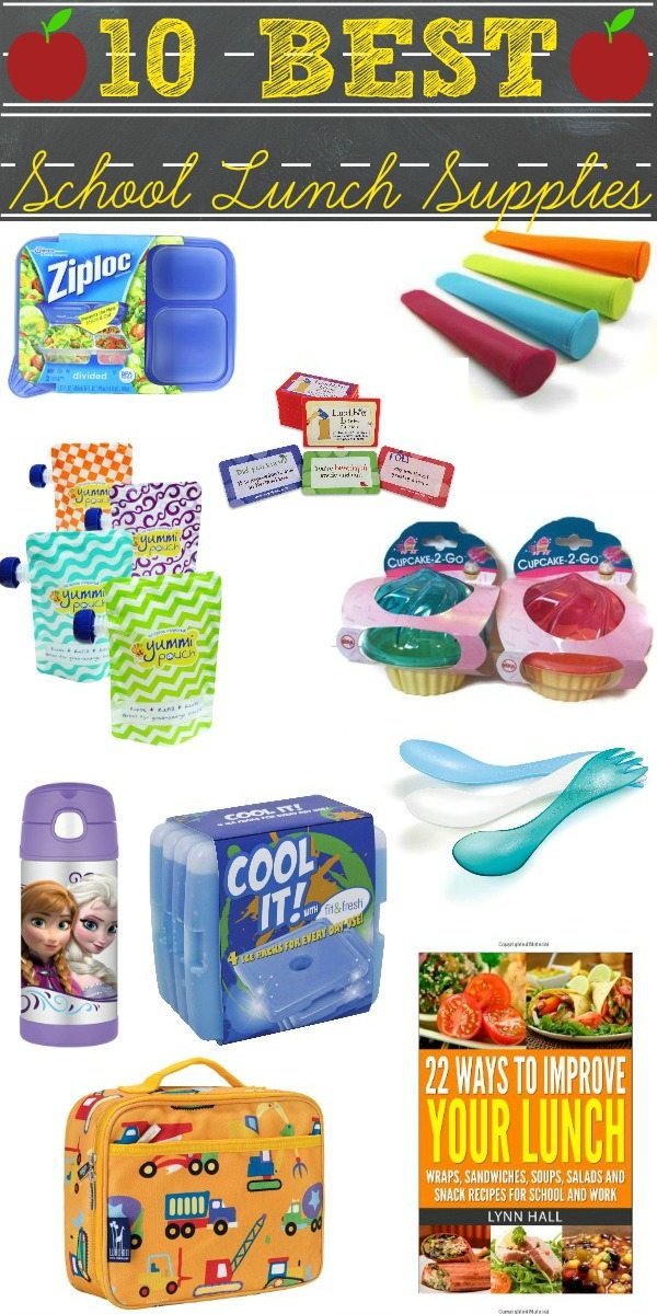 To help you start the school year off right for you and your kids, here's a list of the 10 Best School Lunch Supplies for Back-to-School. via @foodfolksandfun