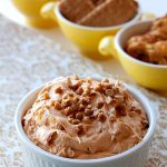 Butterscotch Toffee Cheesecake Dip in a small bowl