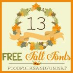clip art for Free Fall fonts