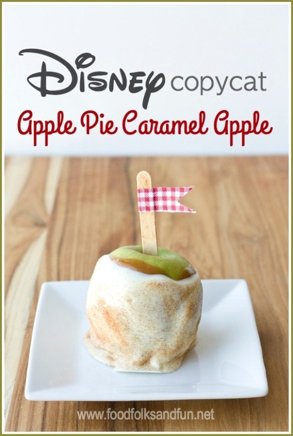 Disney Copycat Apple Pie Caramel Apples Recipe