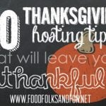 Clip art for Thanksgiving hosting tips