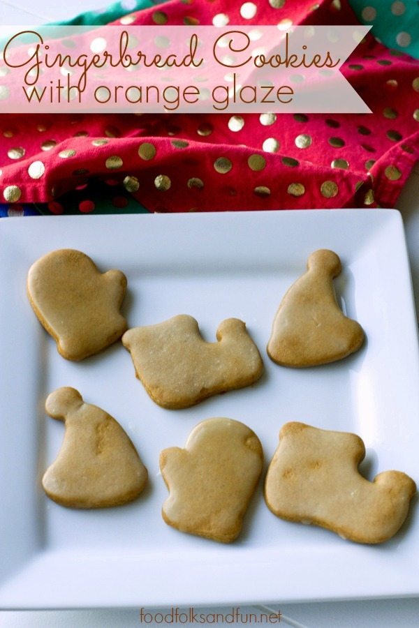 Gingerbread Cookies with Orange Glaze 4