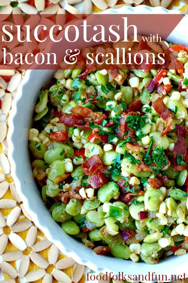 Succotash Recipe with Bacon and Scallions