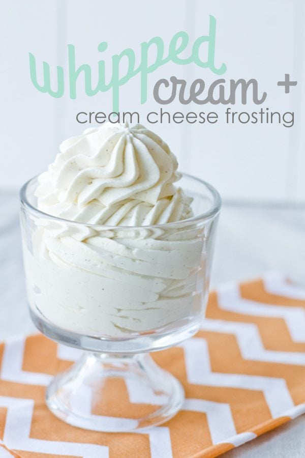 Whipped Cream and Cream Cheese Frosting 1