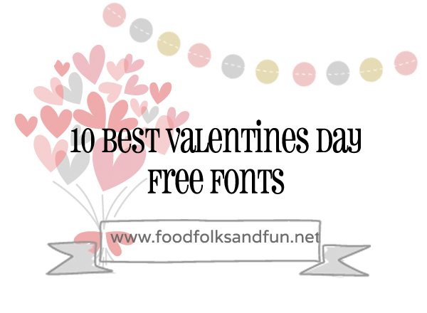 Clip art for free Valentine\'s Day fonts