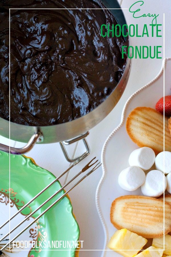 Easy Chocolate Fondue Recipe 1
