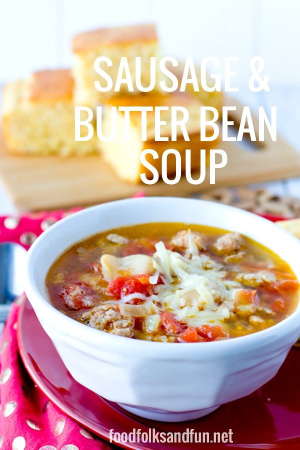 Sausage & Butter Bean Soup 30 minute recipe 4