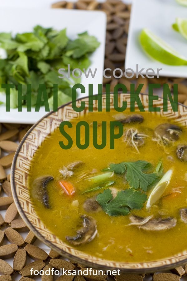 Slow Cooker Thai Chicken Soup 1
