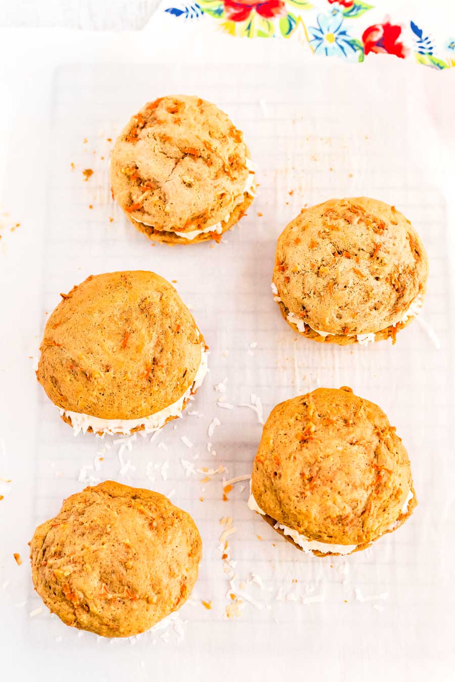 Big, delicious Carrot Cake Whoopie Pies