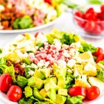 This Cobb Salad recipe is the perfect entree salad recipe. It’s also a great way to use up leftover Easter ham and hard boiled eggs.