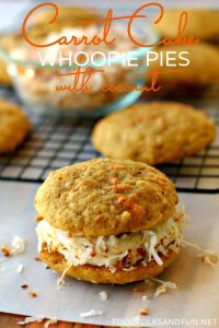 Carrot Cake Whoopie Pies Recipe with Coconut 3
