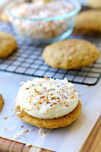 Carrot Cake Whoopie Pies Recipe with Coconut 4