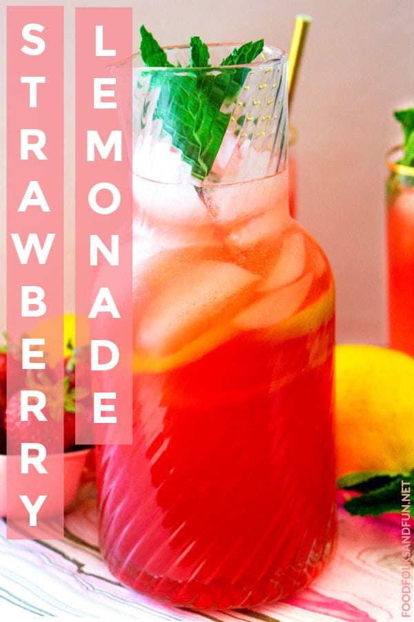 Strawberry Lemonade that makes 1 gallon of lemonade!