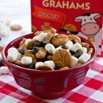 S'mores Snack Mix in a bowl