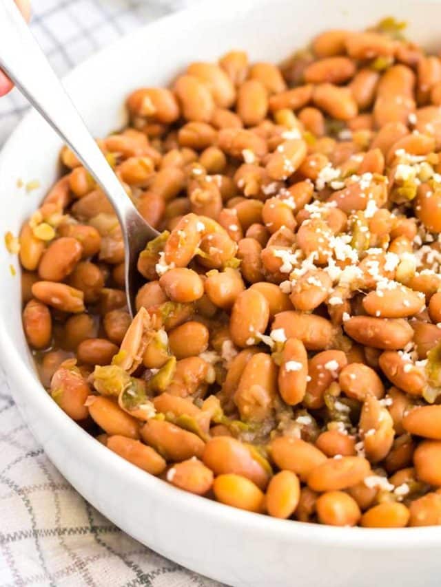 Crock Pot Green Chile Pinto Beans Story