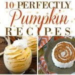A collage of pumpkin recipes with text overlay for Pinterest